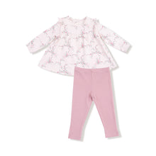 Load image into Gallery viewer, HIGH WASTED TOP &amp; RIBBED LEGGING - ANTOINETTE FLORAL
