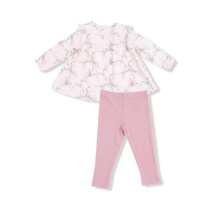 HIGH WASTED TOP & RIBBED LEGGING - ANTOINETTE FLORAL