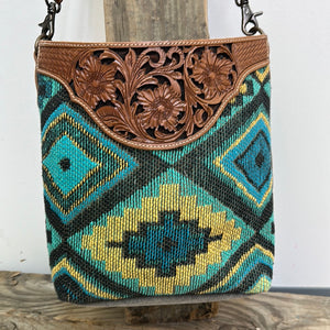 MARANDA HAND TOOLED BAG