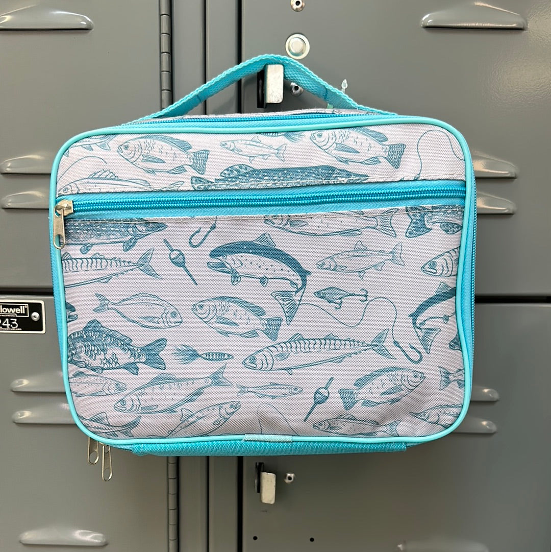 GONE FISHING LUNCH BOX Deb Co. Boutique