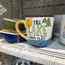 Load image into Gallery viewer, LAKE IS MY HAPPY PLACE MUG
