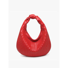 Load image into Gallery viewer, VALENTINA WOVEN HOBO Cherry Red
