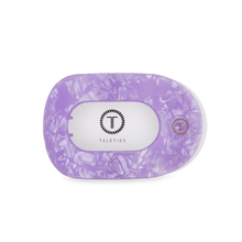 Load image into Gallery viewer, TELETIES ROUND FLAT HAIR CLIP / LARGE LAVENDER MIST
