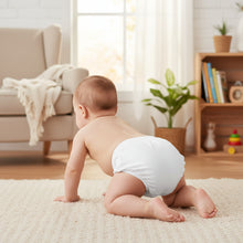 Load image into Gallery viewer, CLASSIC DIAPER COVER WHITE

