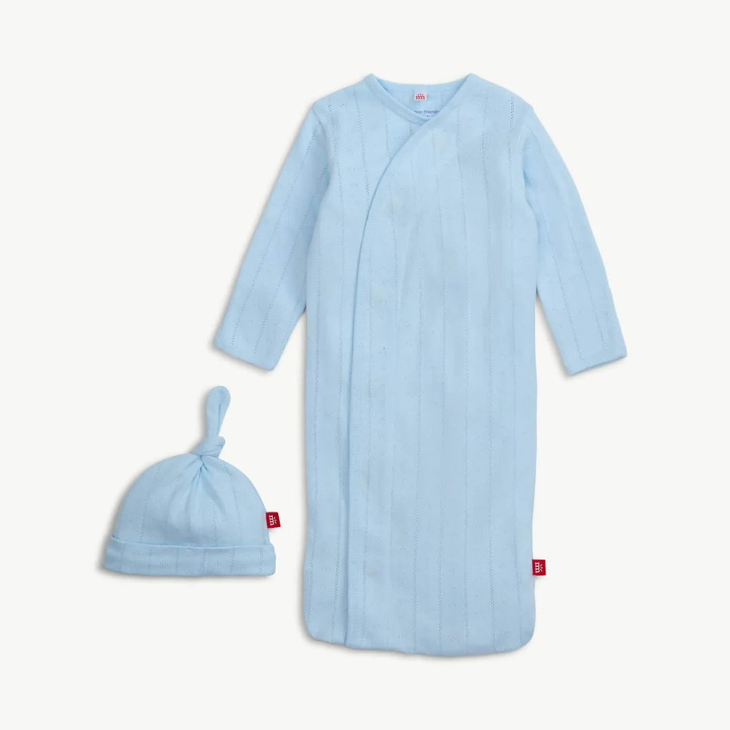 MAGNETIC ME - GOWN & HAT SET-LOVE LINES BLUE