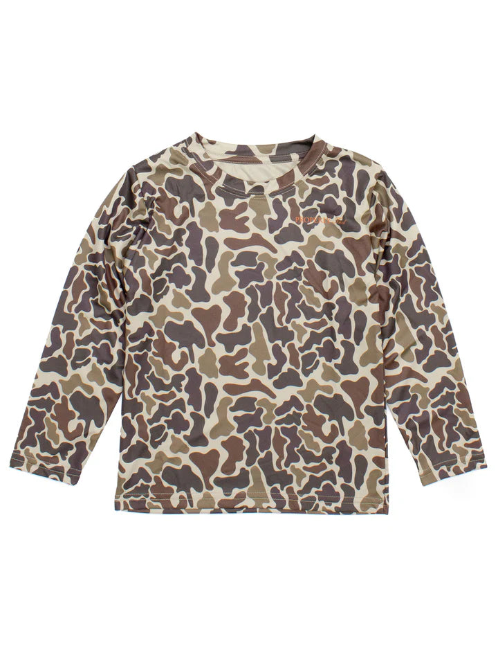 PROPERLY TIED PERFORMANCE PULLOVER CAMO