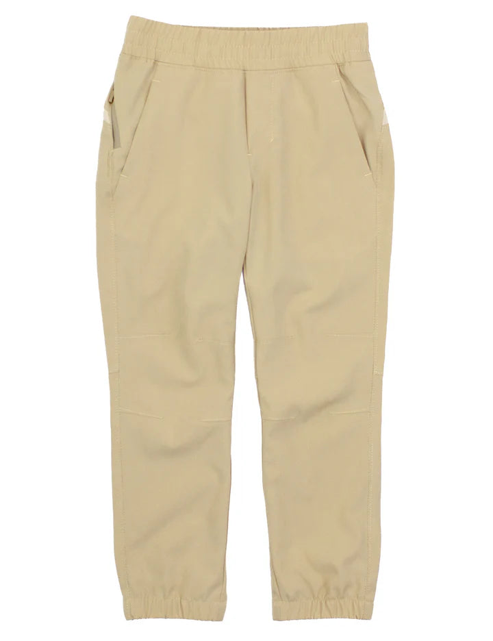 PROPERLY TIED BOYS COURT JOGGER - KHAKI