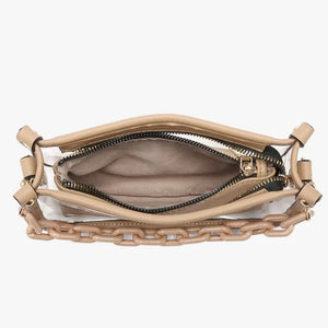 JESSICA CLEAR CROSSBODY BAG - 2WAY SHOLDER OR HANDBAG