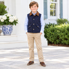 Load image into Gallery viewer, PROPERLY TIED BOYS BEAUMONT VEST - NAVY
