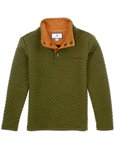 PROPERLY TIED BOYS CLUB PULLOVER - OLIVE