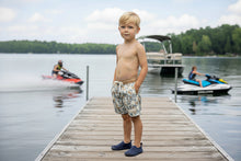 Load image into Gallery viewer, PROPERLY TIED BOYS SHORDEES SWIM TRUNK - FIELD CAMO
