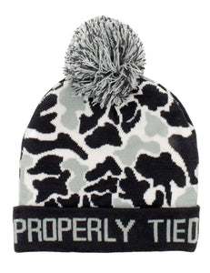 PROPERLY TIED BOYS BRECK BEANIE POLAR CAMO
