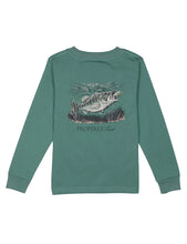 Load image into Gallery viewer, PROPERLY TIED SET THE HOOK LONG SLEEVE - MARINE GREEN
