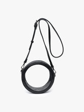 Load image into Gallery viewer, LILIBET CLEAR CIRCULAR CROSSBODY BAG
