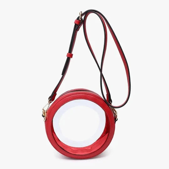 LILIBET CLEAR CIRCULAR CROSSBODY BAG