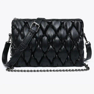 IZZY QUILTED PUFFER CROSSBODY