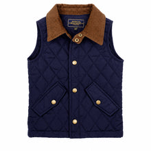Load image into Gallery viewer, PROPERLY TIED BOYS BEAUMONT VEST - NAVY
