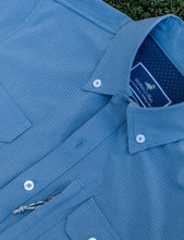 Load image into Gallery viewer, PROPERLY TIED BOYS REELTECH FISHING SHIRT DUST BLUE
