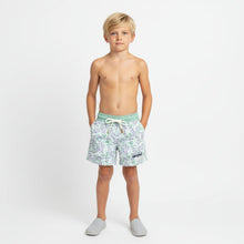 Load image into Gallery viewer, PROPERLY TIED BOYS SHORDEES SWIM TRUNK - SAGE CAMO
