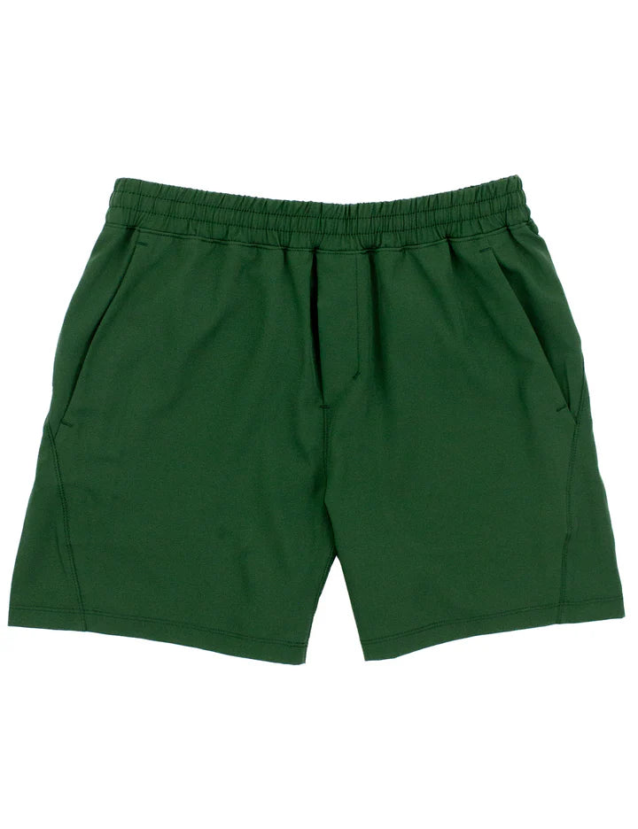 PROPERLY TIED COURT SHORT - HUNTER GREEN