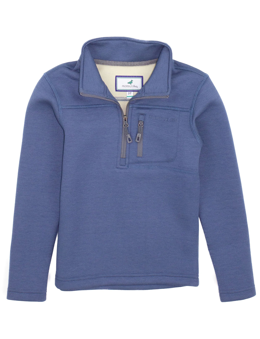 PROPERLY TIED ARTIC PULLOVER STONE BLUE