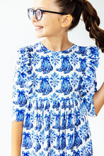 Load image into Gallery viewer, SOUTHERN BELLE RUFFLE TWIRL DRESS
