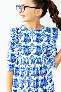SOUTHERN BELLE RUFFLE TWIRL DRESS
