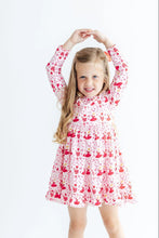 Load image into Gallery viewer, CANDY CANE BALLET TWIRL DRESS
