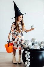 Load image into Gallery viewer, TRICK OR TWIRL POCKET TWIRL DRESS
