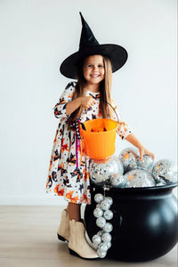 TRICK OR TWIRL POCKET TWIRL DRESS