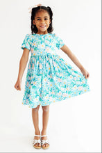 Load image into Gallery viewer, PREPPY DAISIES POCKET TWIRL DRESS
