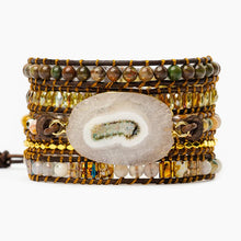 Load image into Gallery viewer, AGATE WRAP BRACELET - MOONLIGHT GODDESS
