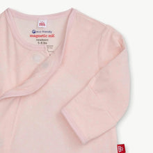 Load image into Gallery viewer, MAGNETIC ME - PREEMIE PIN DOT PINK KIMONO HAT SET - 3pc  SET
