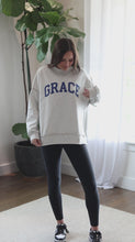 Load and play video in Gallery viewer, FAITH / GRACE REVERSIBLE SWEATSHIRT
