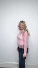 Load and play video in Gallery viewer, MESH TOP WITH PEARL DETAIL - PINK
