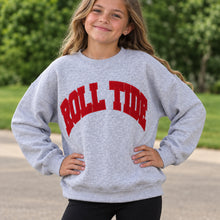 Load image into Gallery viewer, KIDS LULU MAC ROLL TIDE SWEATSHIRT
