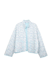 DAINTY FLORAL QUILTED JACKET