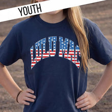 Load image into Gallery viewer, YOUTH LULU MAC STARS &amp; STRIPES TEE
