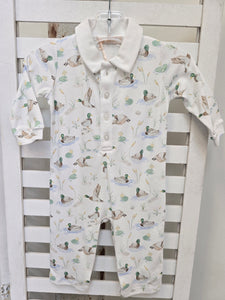 MALLARD DUCK PRINTED ROMPER