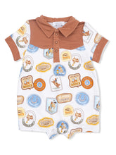 Load image into Gallery viewer, COWBOY RODEO PATCHES ROMPER

