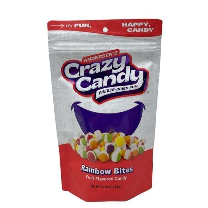 ANDERSEN'S CRAZY CANDY FREEZE DRIED CANDY - RAINBOW BITES