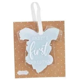 BABY'S FIRST CHRISTMAS ACRYLIC ORNAMENT