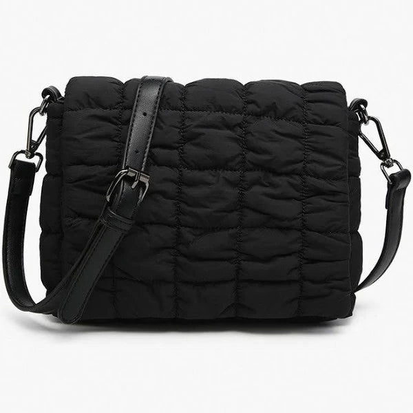 TEGAN QUILTED NYLON CROSSBODY