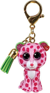 TY MINI BOO CLIP - PINK SPOTS