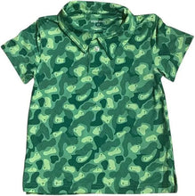 Load image into Gallery viewer, GREEN GOLF CAMO PERFORMANCE POLO
