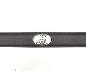 AL CONCHO DARK BROWN LEATHER BELT