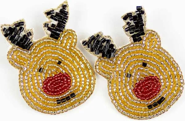 RUDOLPH BEADED  EARRINGS