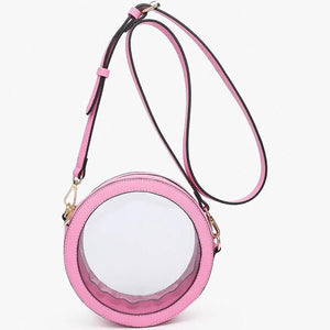 LILIBET CLEAR CIRCULAR CROSSBODY BAG