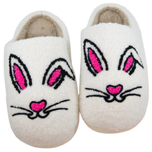 Load image into Gallery viewer, BUNNY FACE HOUSE SLIPPERS
