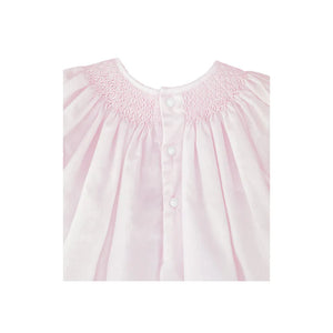 PINK ROSETTE DRESS/BONNET